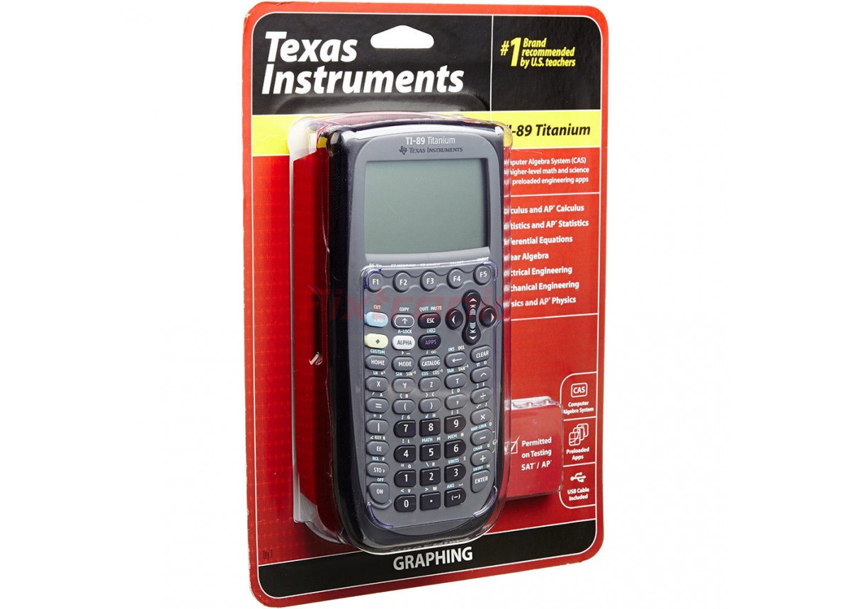 Texas Instruments Ti89 Titanium Calculator With Cover NEW
